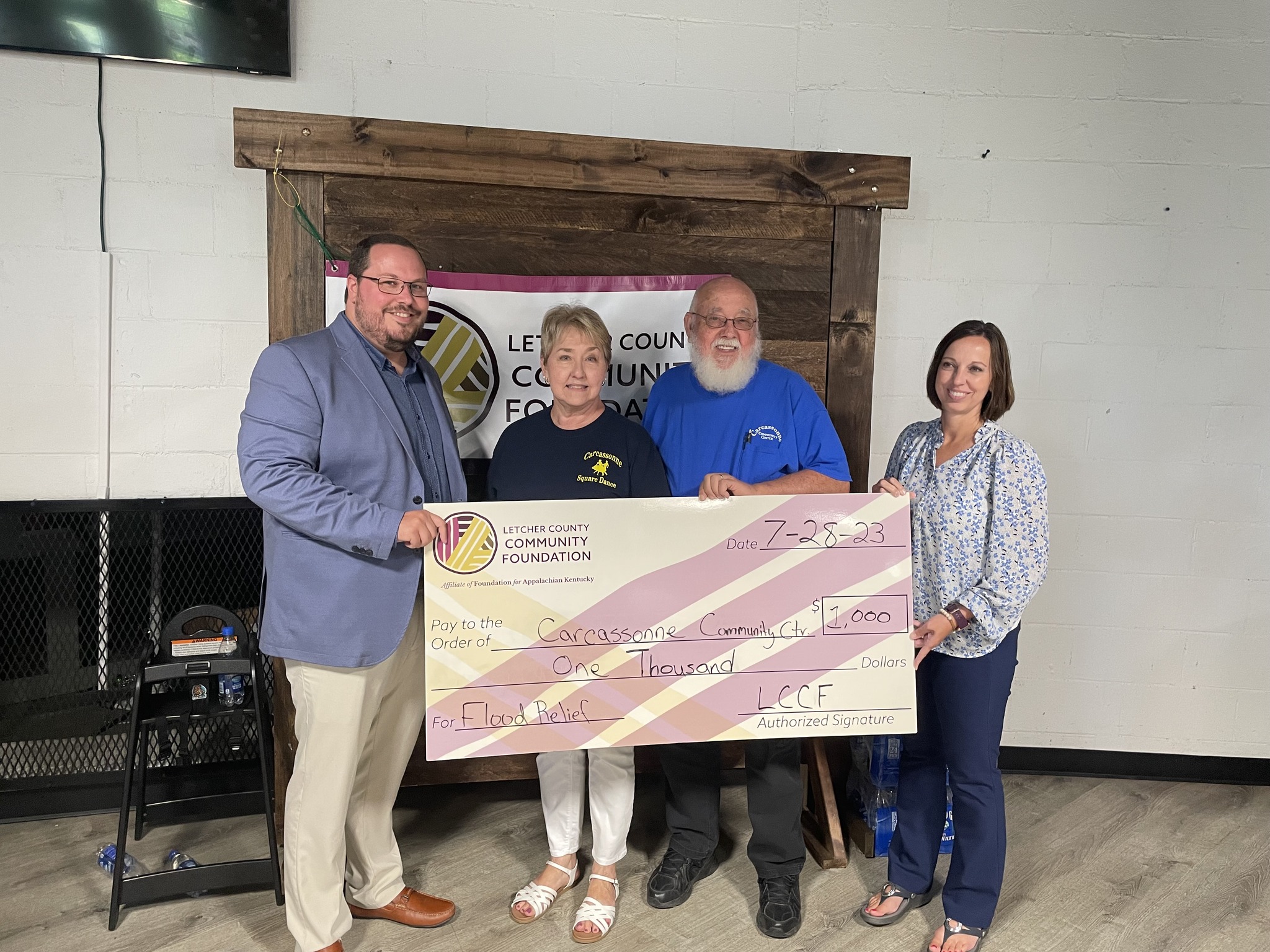 Carcassonne Community Center Recognized for Flood Relief Efforts
